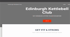 Desktop Screenshot of edinburghkettlebellclub.co.uk